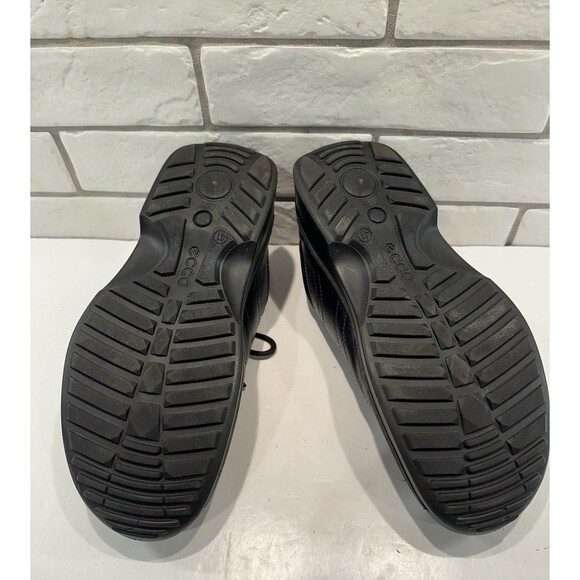 ECCO Light Shock‎ Point Men's Leather Black Lace Up Shoes  size US 8 EU 41 - Picture 8 of 12
